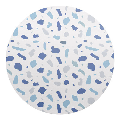 Ochranná podložka na podlahu kulatá Abstraktní skvrny