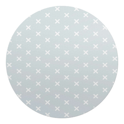 Ochranná podložka pod židli kulatá Kříže na pozadí