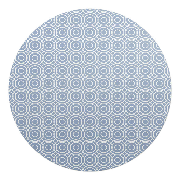 Podložka pod křeslo kulatá Geometrický kruhový vzor