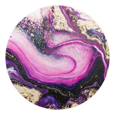 Ochranná podložka pod židli kulatá Abstraktní vír