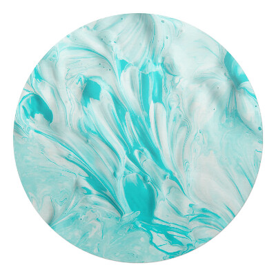 Podložka pod křeslo kulatá Pastelový vír abstrakce