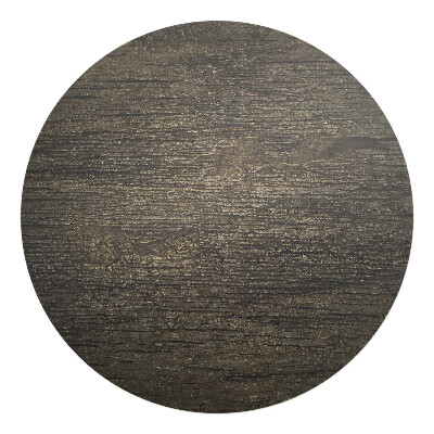 Ochranná podložka na podlahu kulatá Dřevěná textura