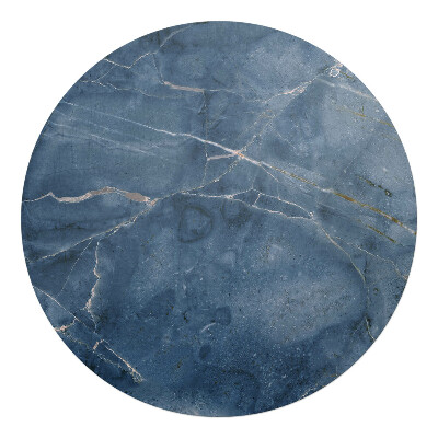 Ochranná podložka pod židli kulatá Mramorové žíly