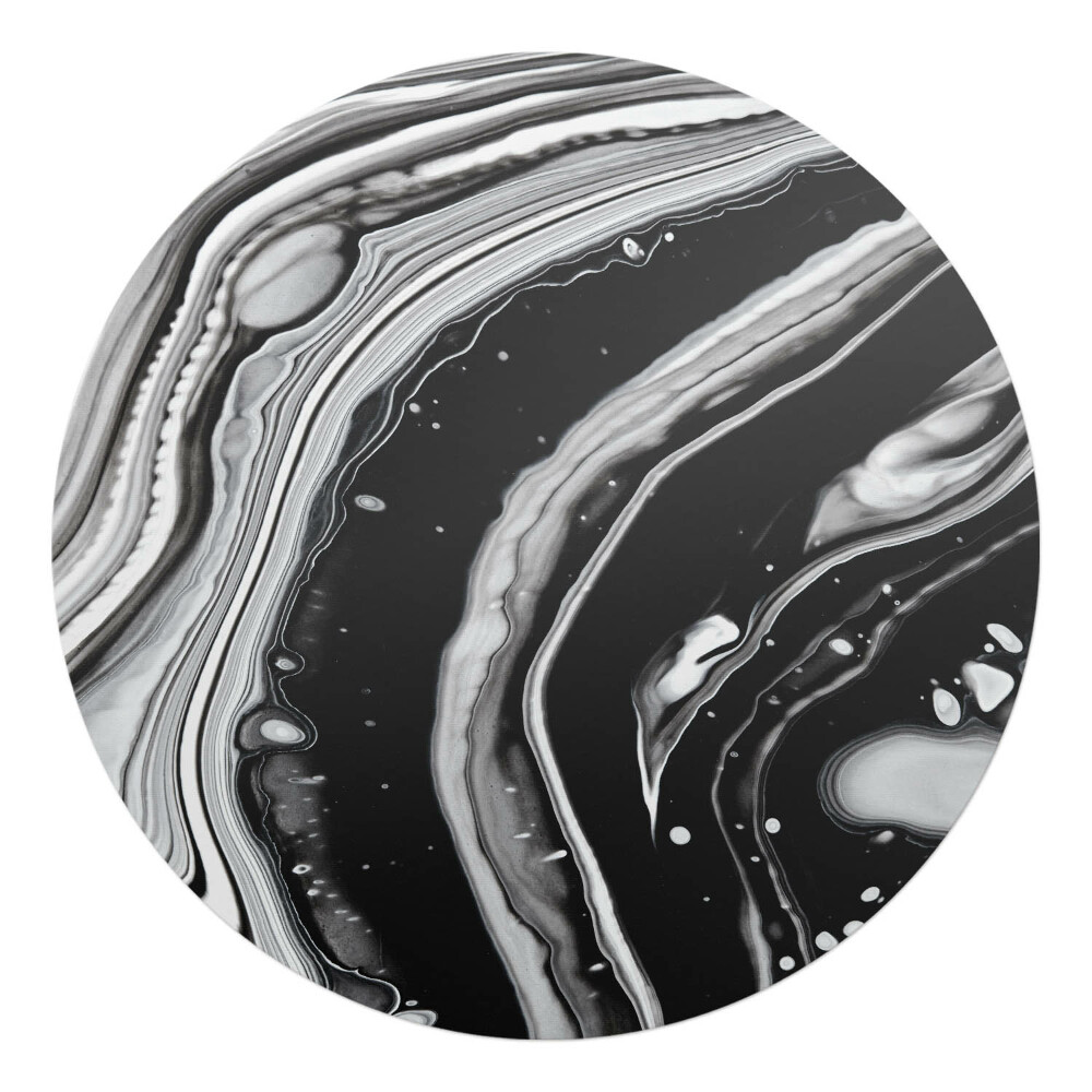 Ochranná podložka pod židli kulatá Abstraktní vlny