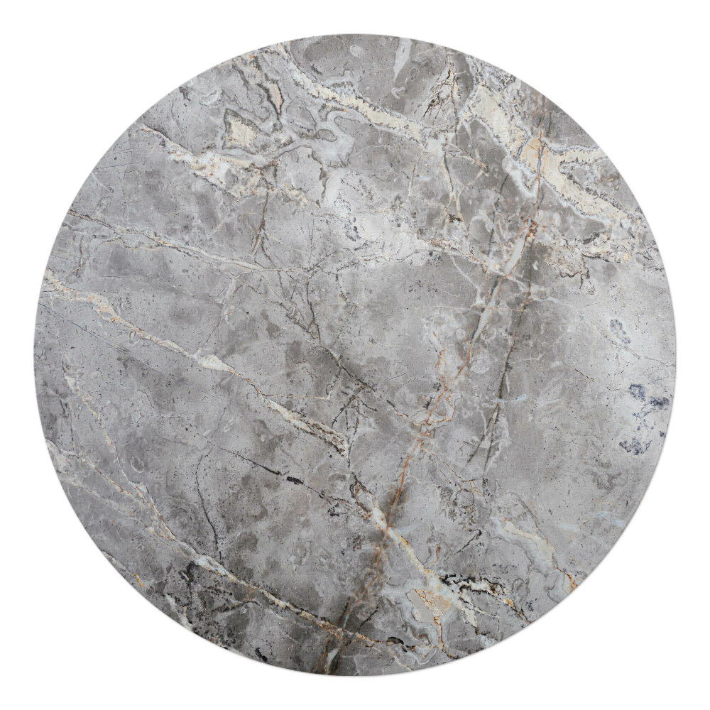 Podložka pod židli kulatá Mramorové žíly