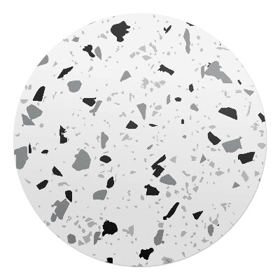 Podložka pod křeslo kulatá Abstraktní teraco