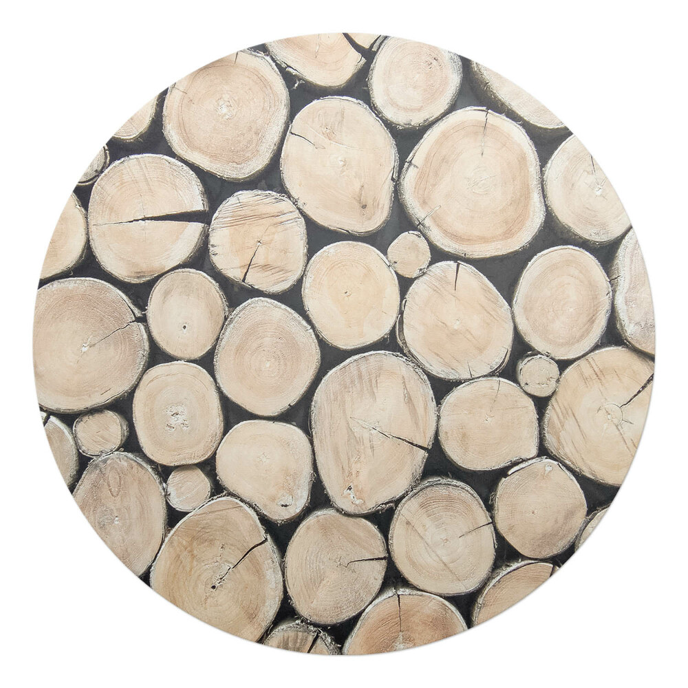 Podložka pod židli kulatá Dřevěné disky