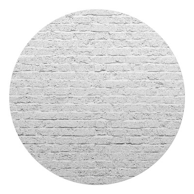 Podložka pod židli kulatá Cihlová zeď