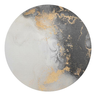 Podložka pod křeslo kulatá Abstraktní mramor
