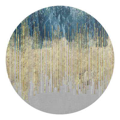 Podložka pod židli kulatá Vertikální linie abstrakce