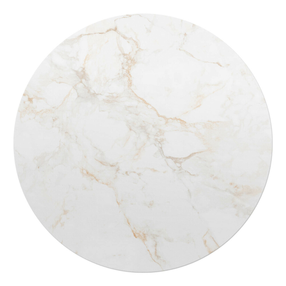 Ochranná podložka pod židli kulatá Mramorové žíly