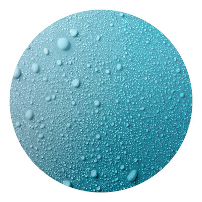 Podložka pod křeslo kulatá Kapky na skle