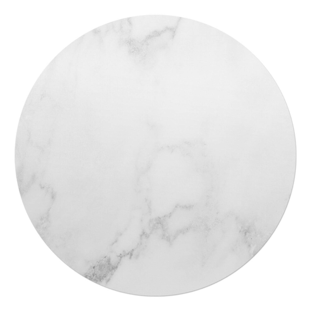 Ochranná podložka pod židli kulatá Mramorové žíly