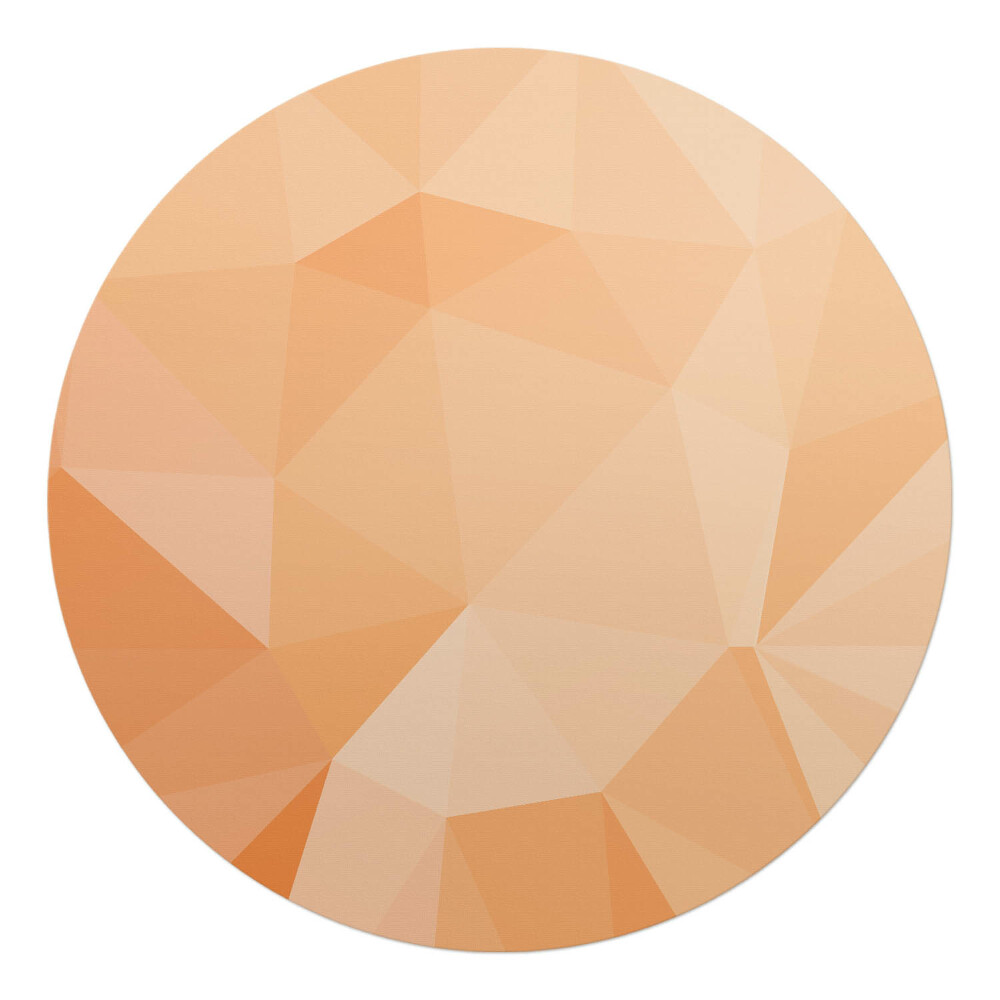 Podložka pod židli kulatá Geometrický vzor