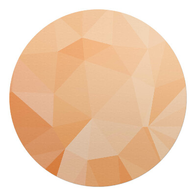 Podložka pod židli kulatá Geometrický vzor