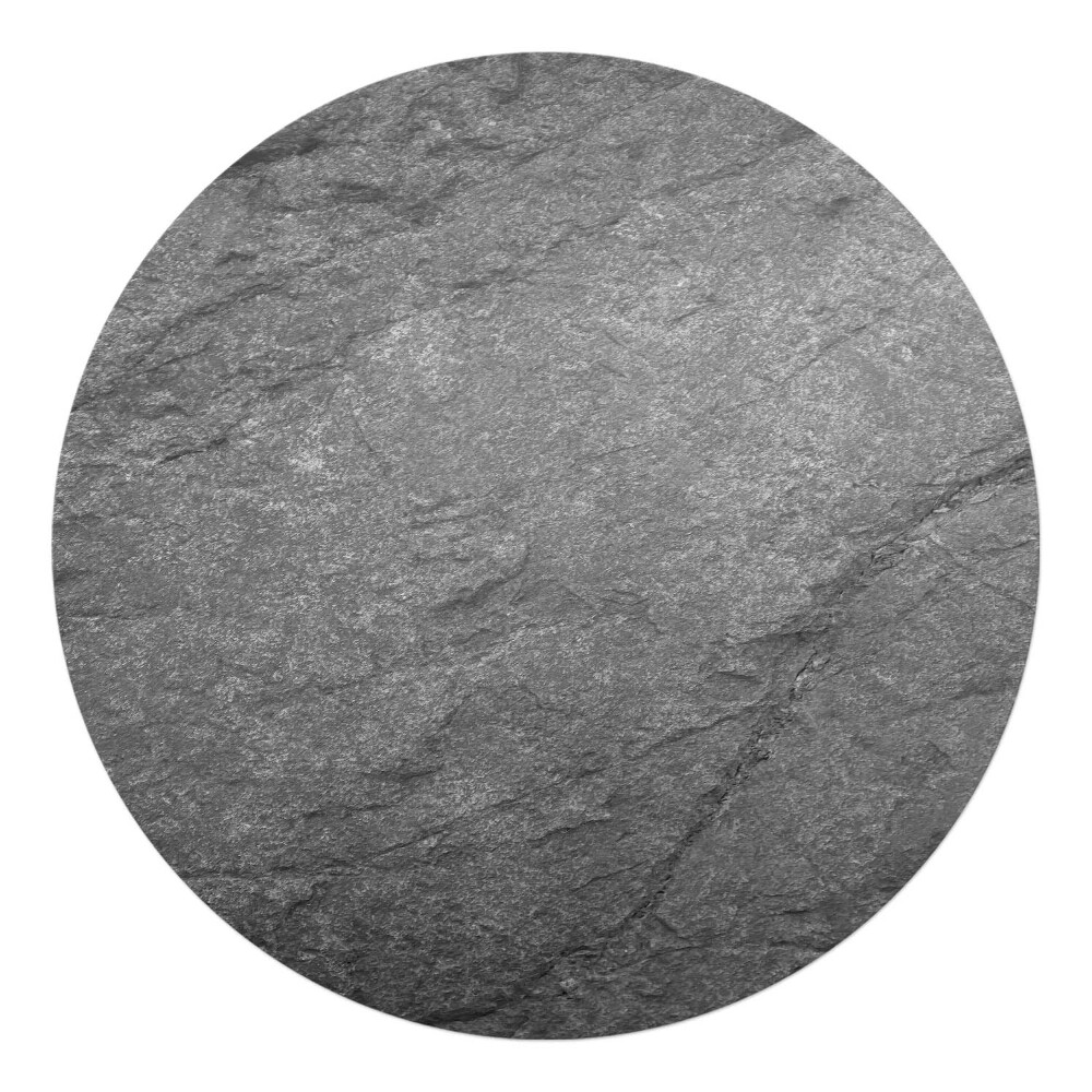 Podložka pod křeslo kulatá Kamenná textura