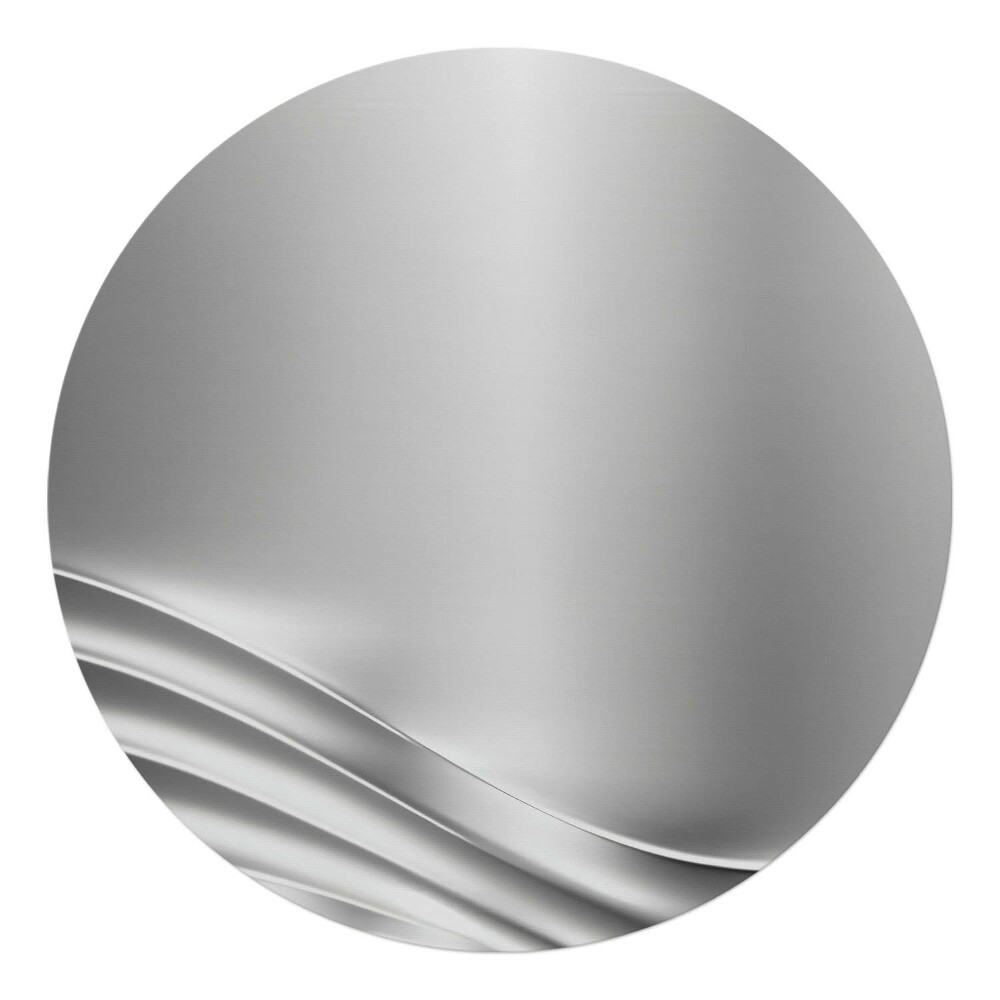 Ochranná podložka pod židli kulatá Metalické vlny