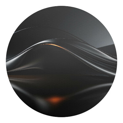 Ochranná podložka na podlahu kulatá Vlnité odrazy