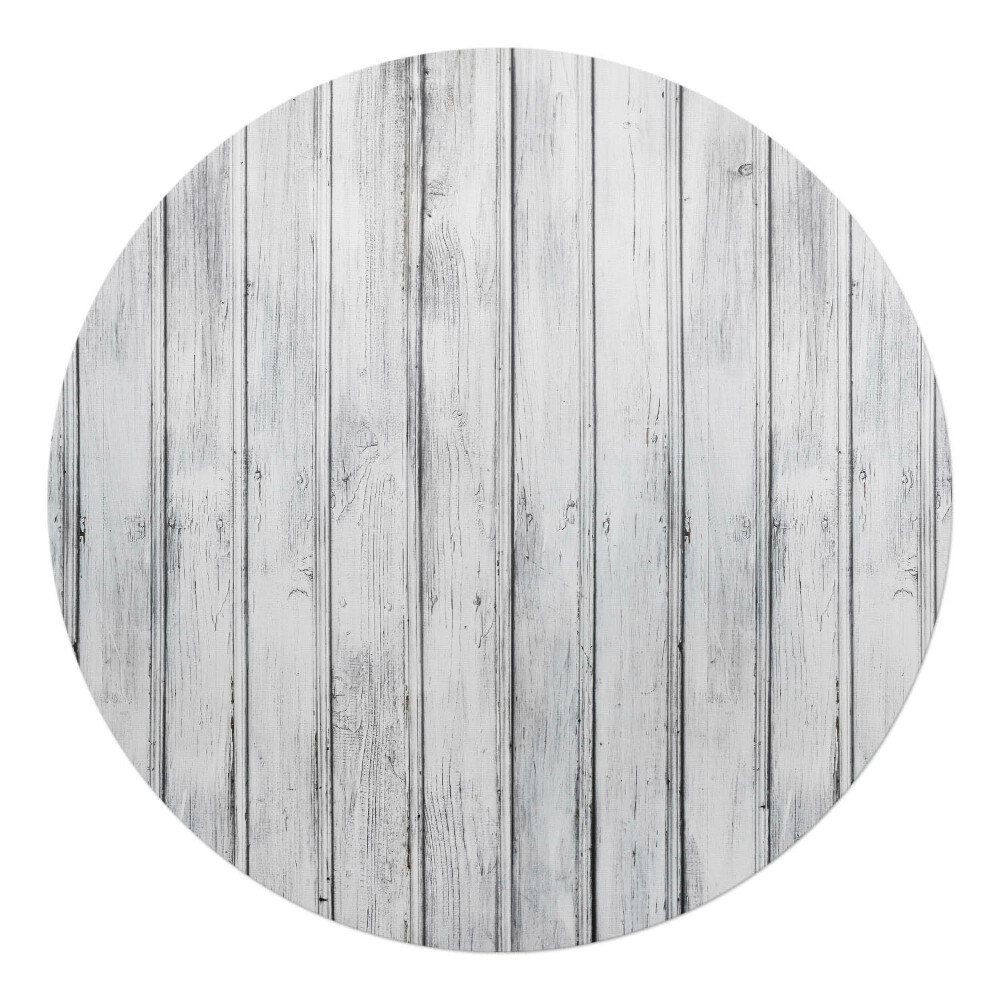 Podložka pod židli kulatá Staré dřevěné desky
