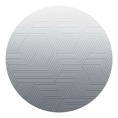 Podložka pod křeslo kulatá Geometrické linie