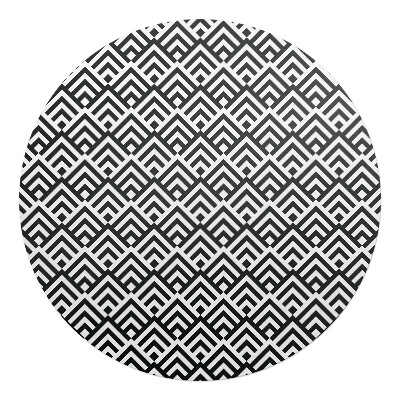 Ochranná podložka na podlahu kulatá Geometrický vzor