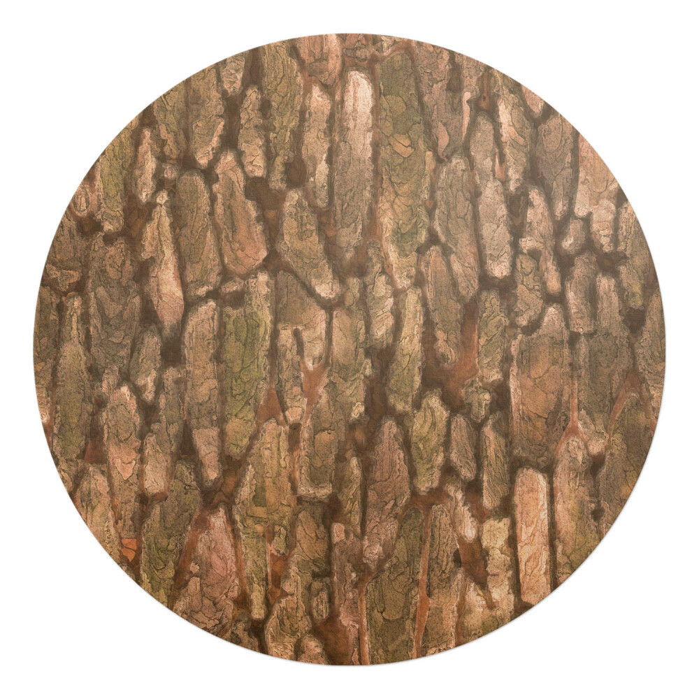 Podložka pod židli kulatá Přírodní stromová kůra