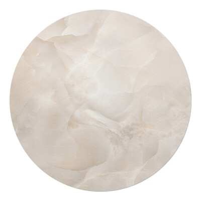 Ochranná podložka na podlahu kulatá Jasné kamenné vlny