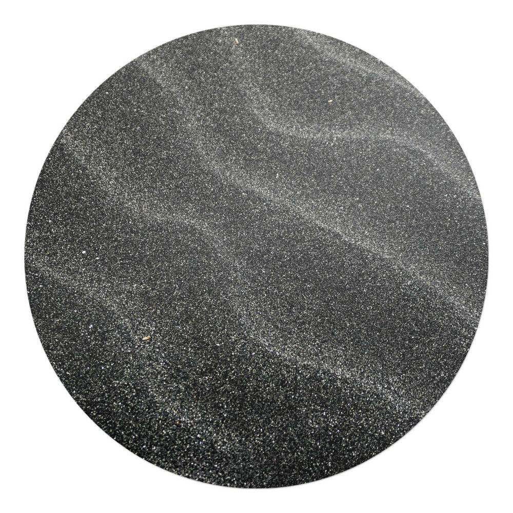 Ochranná podložka pod židli kulatá Vlnité vzory písku