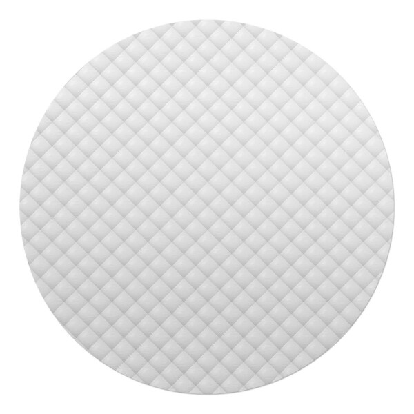 Podložka pod křeslo kulatá 3D prošívaný vzor