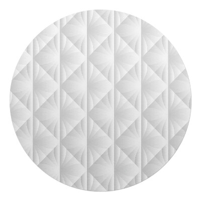 Ochranná podložka na podlahu kulatá Geometrický 3D vzor
