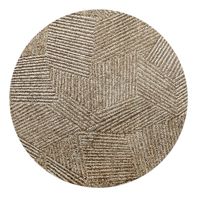 Podložka pod křeslo kulatá Geometrický vzor čar