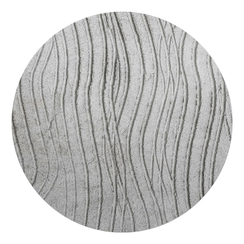 Ochranná podložka na podlahu kulatá Vlny na písku