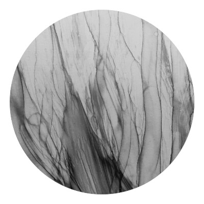 Podložka pod židli kulatá Abstraktní pruhy