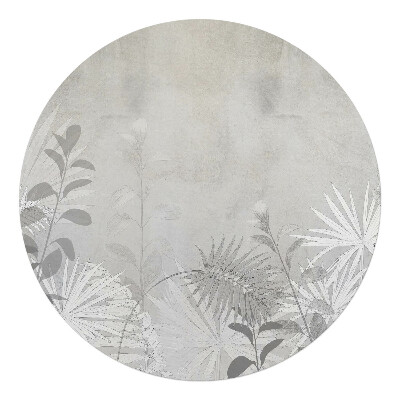 Ochranná podložka pod židli kulatá Pozadí listů rostlin