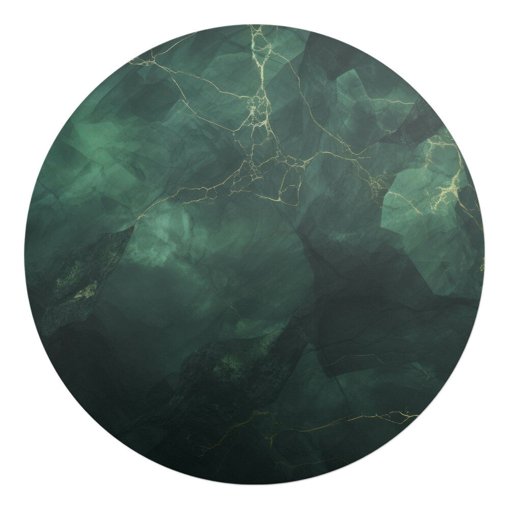 Podložka pod křeslo kulatá Mramorová abstrakce