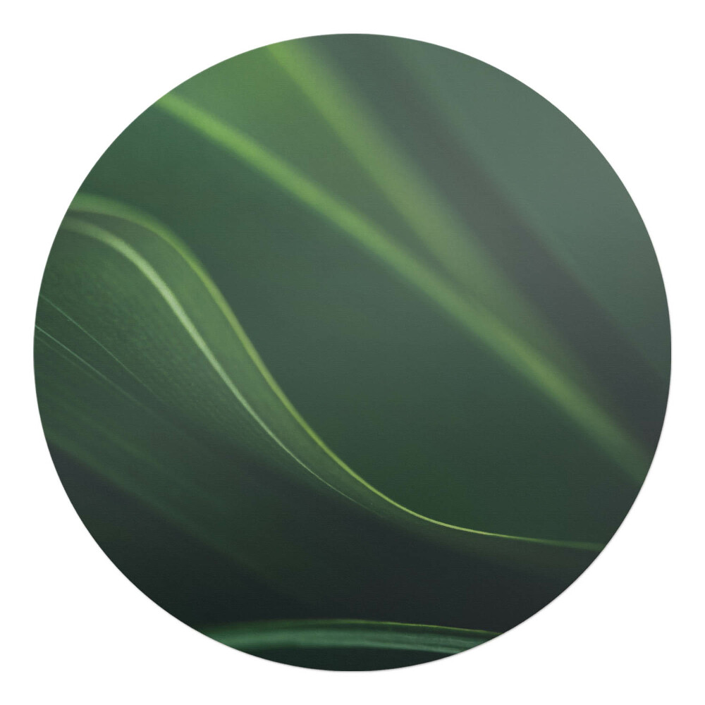 Podložka pod židli kulatá Detail listů