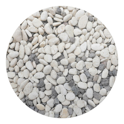 Podložka pod křeslo kulatá Dekorativní kameny