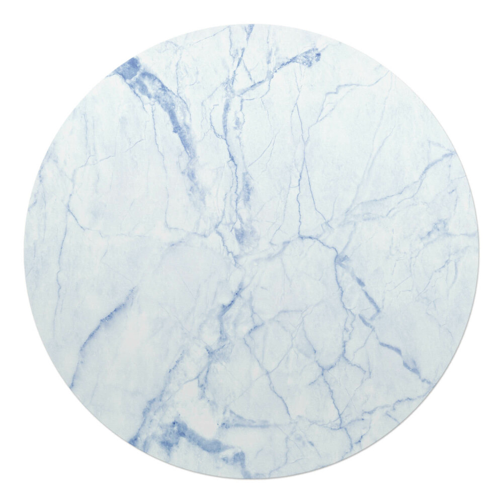 Podložka pod židli kulatá Mramorové žíly