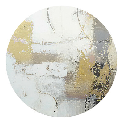 Podložka pod židli kulatá Abstraktní textura