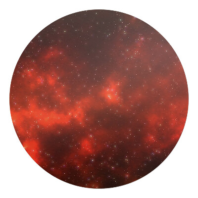 Podložka pod křeslo kulatá Kosmická mlhovina