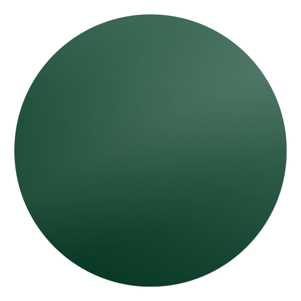 Podložka pod židli kulatá Barva tmavě zelená