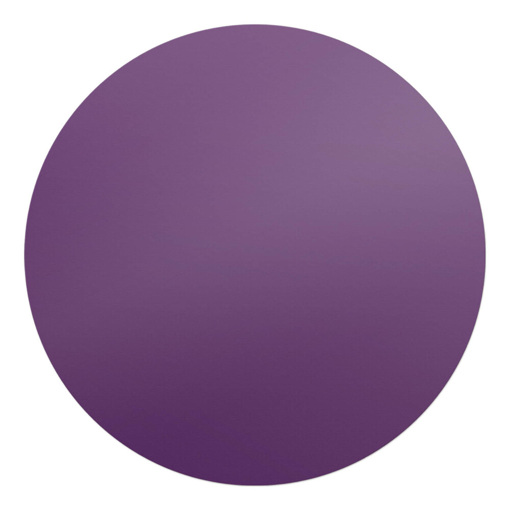 Podložka pod křeslo kulatá Fialový