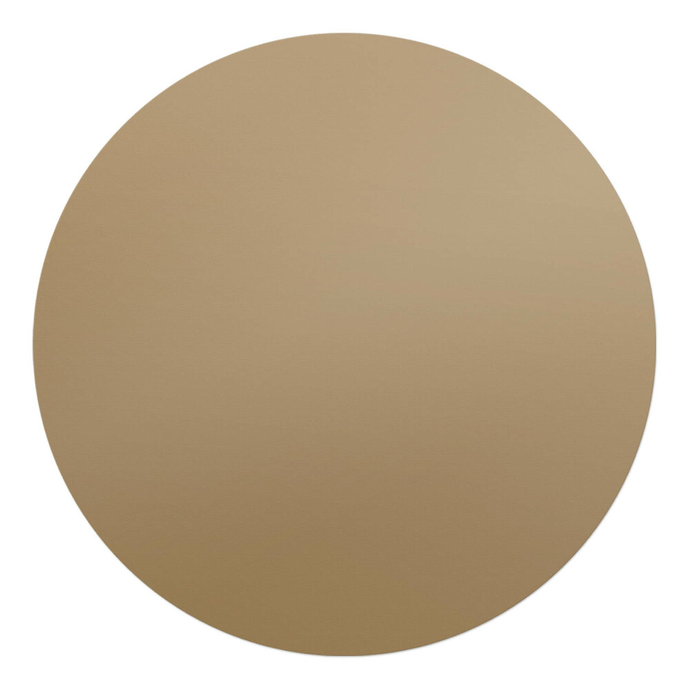 Podložka pod křeslo kulatá Barva tmavě žlutá