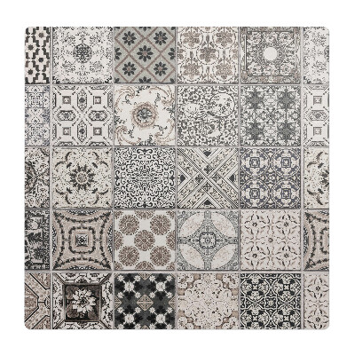 Podložka pod židli Dlaždice v retro stylu