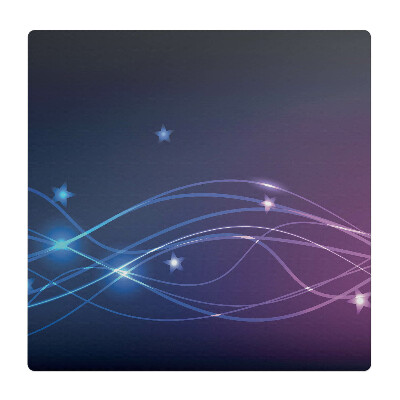 Ochranná podložka na podlahu Vlny a hvězdy v noci