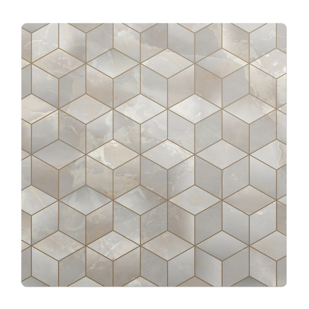 Ochranná podložka pod židli Geometrický 3D vzor