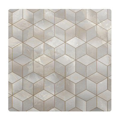 Ochranná podložka pod židli Geometrický 3D vzor