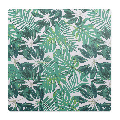 Ochranná podložka pod židli Tropické listy