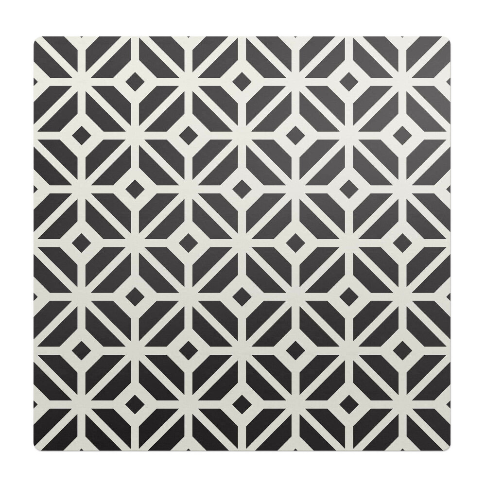 Ochranná podložka pod židli Geometrický retro vzor