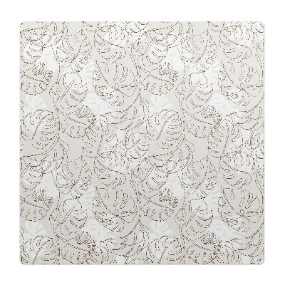 Podložka pod křeslo Vzor listů monstery